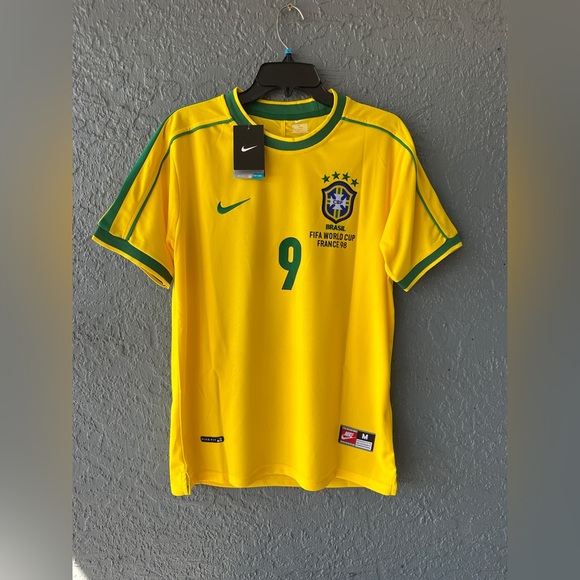 Nike Other - Ronaldo Brazil 1998 Final Jersey Yellow